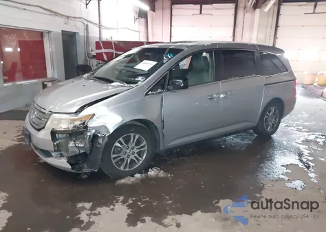 2011 Honda Odyssey Ex-L from USA, damaged, VIN 5FNRL5H68BB063002